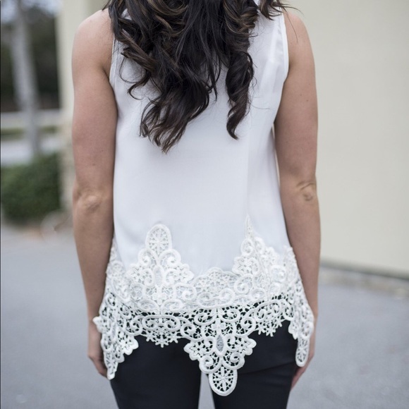 NWT - Lace Vintage Tank - Picture 2 of 3